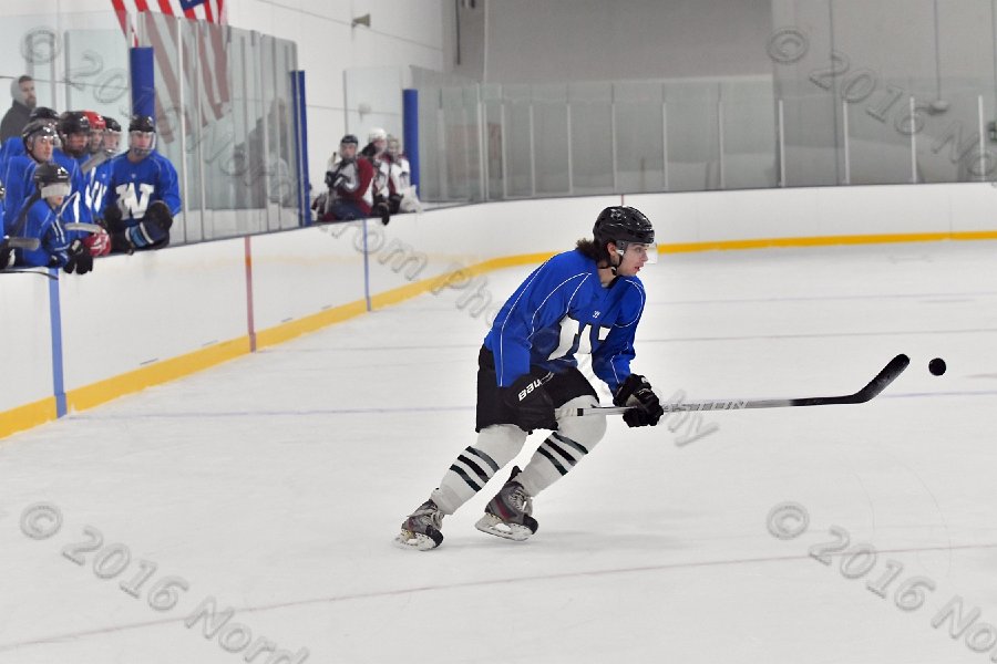 Wheaton College Men\'s Ice Hockey vs Middlesex Community College. - Photo By: KEITH NORDSTROM